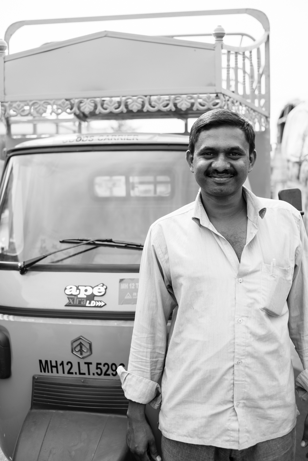Fahrer in Pune, Indien