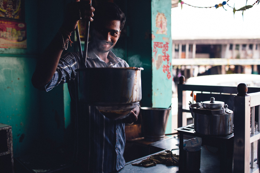 Teekoch in Pune, Indien