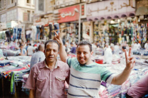 Khan Al-Khalili Basar in Kairo, Ägypten (2016)